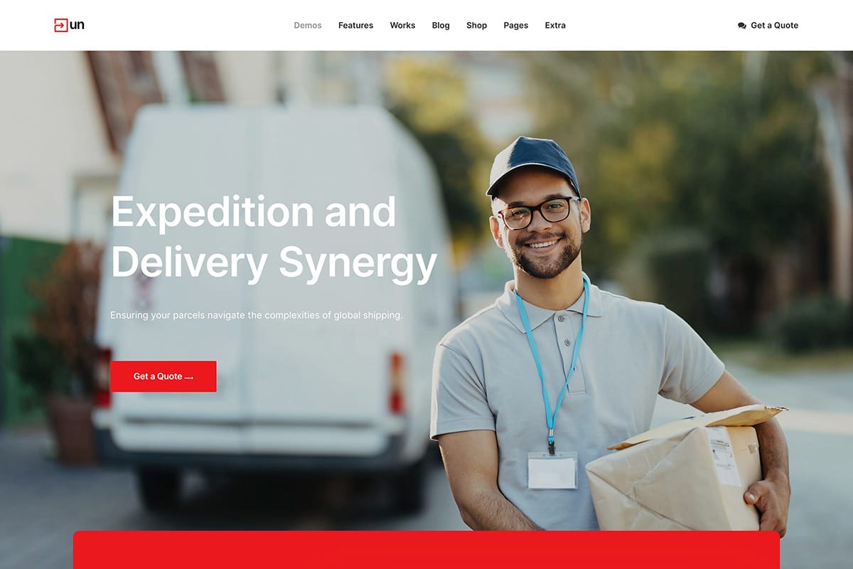 Transport Logistic WordPress Theme